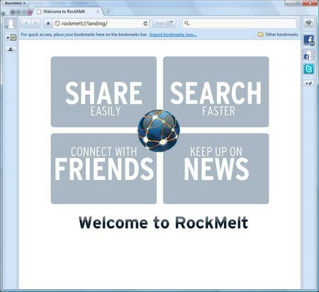  -   ,  World, Meet RockMelt!
