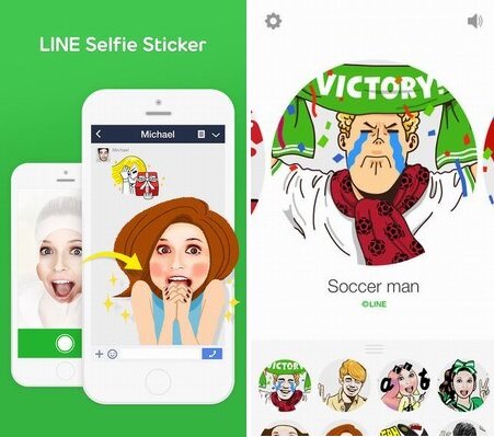 LINE Selfie Sticker