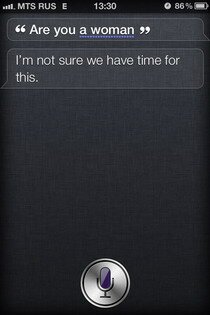 I don't have a gender,    Siri?..