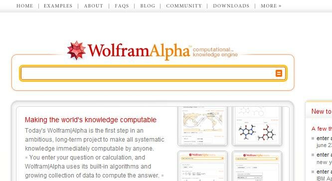 Wolfram Alpha  Computational Knowledge Engine,      ?