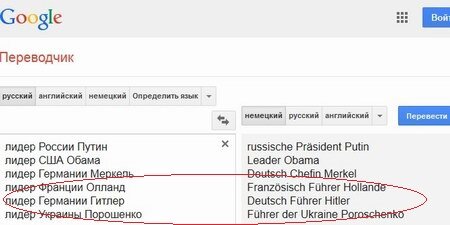 Google его знает, кто фюрер…