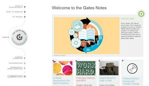 The Gates Notes, или Что волнует Билла Гейтса, чему он учится и чему учит нас?