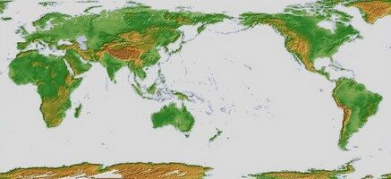 Global Digital Elevation Map – самая подробная цифровая карта Земли