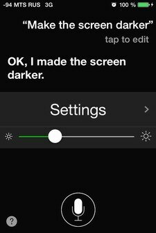 Make the screen darker!